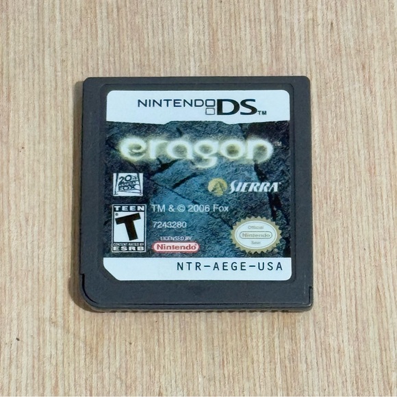 Eragon Nintendo DS Game Rated T Tested Good Preowned Read Info Below! - Picture 1 of 8